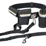 Trixie Heupriem Met Jogginglijn Zwart - Riem 60-120 cm Lijn 100-135 cm