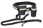 Trixie Heupriem Met Jogginglijn Zwart - Riem 60-120 cm Lijn 100-135 cm