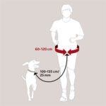 Trixie Heupriem Met Jogginglijn Zwart - Riem 60-120 cm Lijn 100-135 cm
