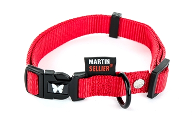 Martin Halsband Verstelbaar Nylon Rood - 20-30 x 1 cm