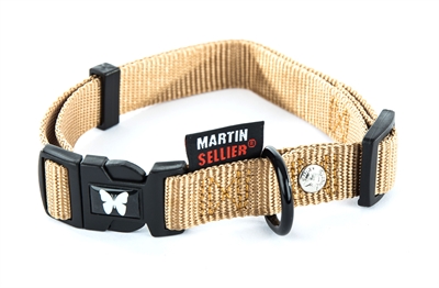 Martin Halsband Verstelbaar Nylon Beige - 30-45 x 1,6 cm