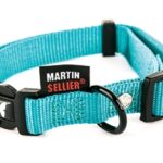 Martin Halsband Verstelbaar Nylon Turquoise - 30-45 x 1,6 cm