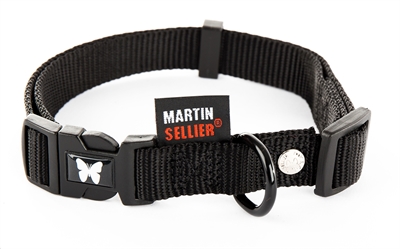 Martin Halsband Verstelbaar Nylon Zwart - 40-55 x 2 cm