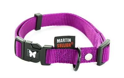 Martin Halsband Verstelbaar Nylon Paars - 45-65 x 2,5 cm