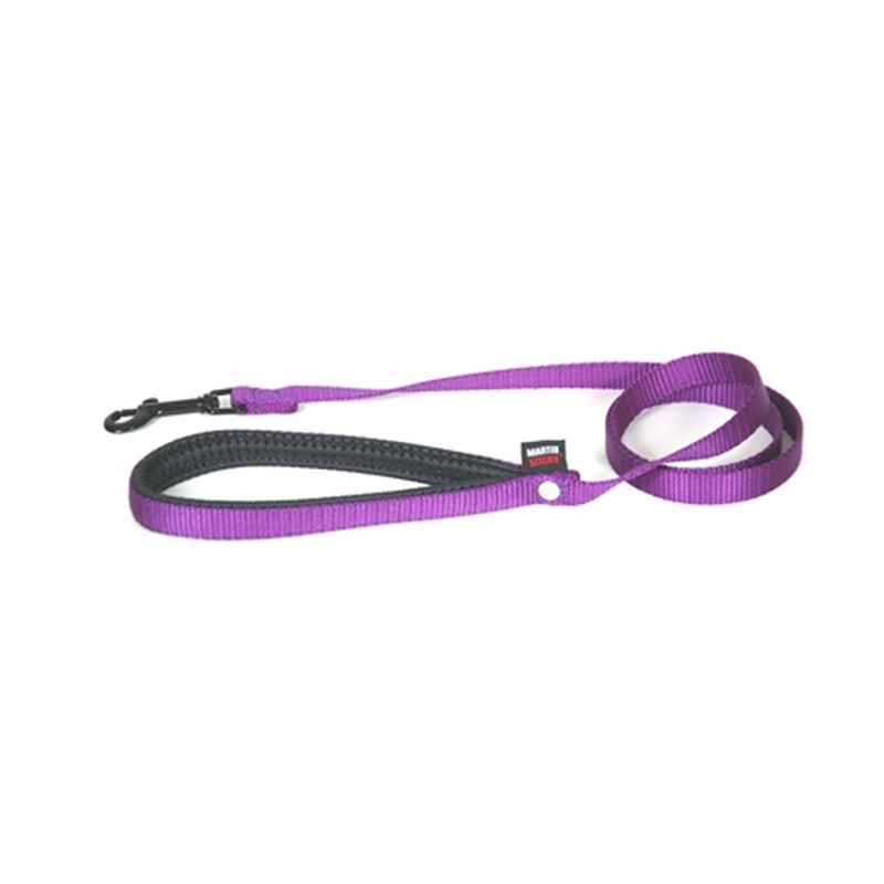 Martin Hondenriem Nylon Paars - 120 x 1 cm