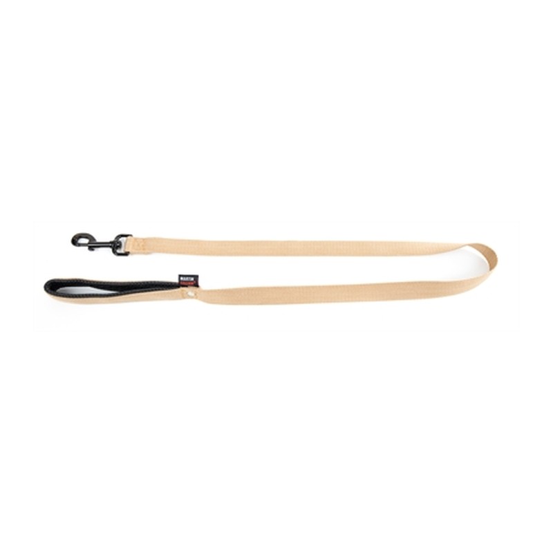 Martin Hondenriem Nylon Beige - 120 x 1,6 cm