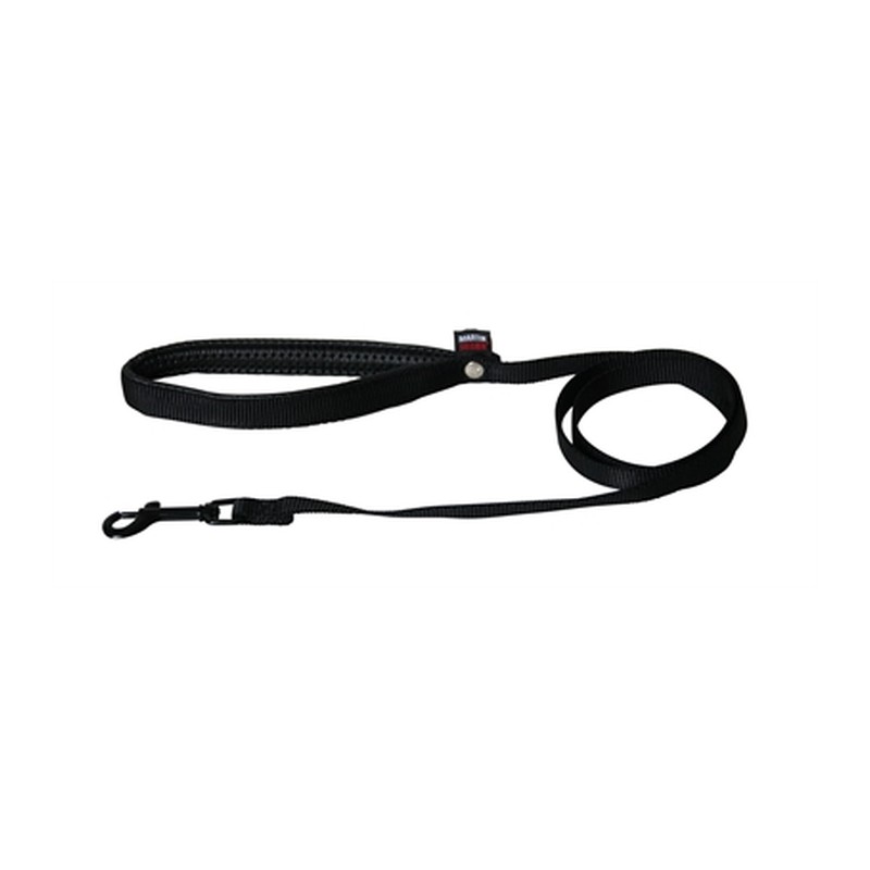Martin Hondenriem Nylon Zwart - 120 x 1,6 cm