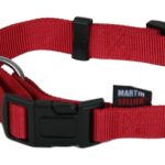 Martin Halsband Basic Nylon Rood - 20-30 x 1 cm