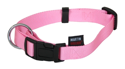 Martin Halsband Basic Nylon Roze - 20-30 x 1 cm