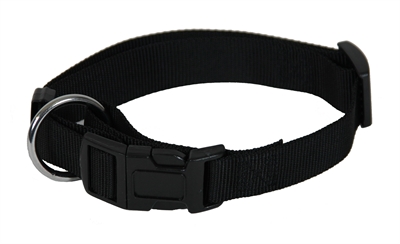 366315.jpg Martin Halsband Basic Nylon Zwart - 30-45 x 1,6 cm