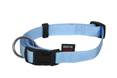 Martin Halsband Basic Nylon Blauw - 30-45 x 1,6 cm
