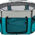 Trixie Ren Turquoise / Grijs - 130 x 130 x 55 cm