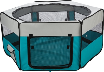 Trixie Ren Turquoise / Grijs - 130 x 130 x 55 cm