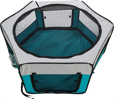 Trixie Ren Turquoise / Grijs - 130 x 130 x 55 cm