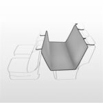 Trixie Auto-Hondendeken 4-Seasons Zwart / Grijs - 160 x 145 cm