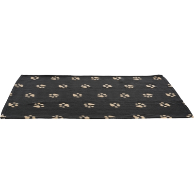 Trixie Beany Fleece Hondendeken Zwart - 100 x 70 cm