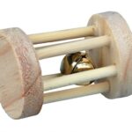 Trixie Speelrol Hout Met Bel - 5 x 3,5 cm