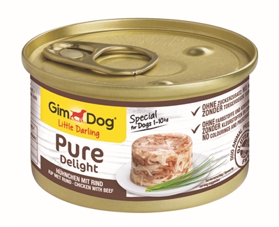 Gimdog Little Darling Pure Delight Kip / Rund - 12 x 85 g