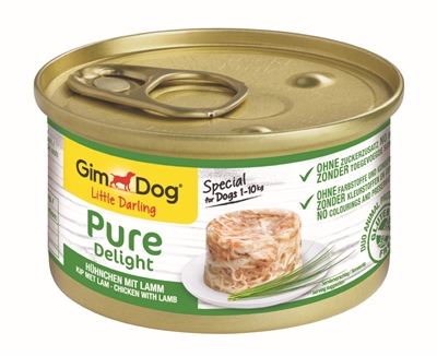 Gimdog Little Darling Pure Delight Kip / Lam - 12 x 85 g