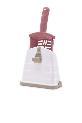 Imac Kattenbakschep Romeo Met Houder Assorti - 17,5 x 11 x 28 cm