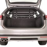 Trixie Hondenrek Auto Zilver / Zwart - 96-163 x 34-48 cm