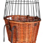 Trixie Fietsmand Met Draadkoepel Voorop Naturel - 44 x 48 x 33 cm