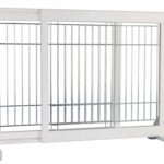 Trixie Hondenhek Afsluithek Uitschuifbaar Wit - 65-108 x 61 cm