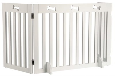 Trixie Hondenhek Afsluithek Wit 3 Panelen - 82-124 x 61 cm