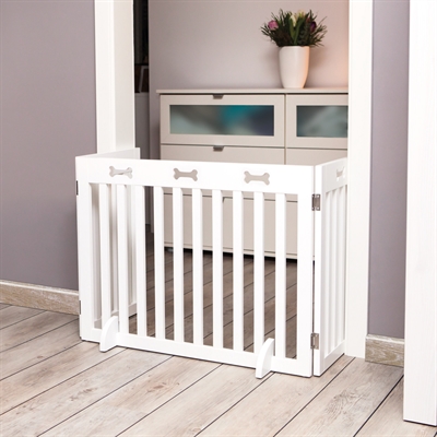 Trixie Hondenhek Afsluithek Wit 3 Panelen - 82-124 x 61 cm