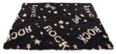 Martin Vetbed Rock Zwart / Beige Gerecycled - 75 x 50 cm