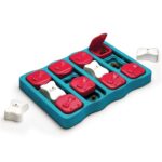 Nina Ottosson Dog Brick Turquoise / Rood - 31,5 x 21 x 4 cm
