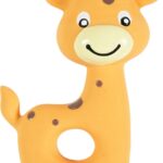 Zolux Puppyspeelgoed Latex Giraffe Oranje - 7,5 x 3,5 x 10 cm