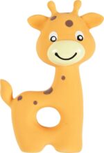 Zolux Puppyspeelgoed Latex Giraffe Oranje - 7,5 x 3,5 x 10 cm
