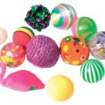 Zolux Kattenspeelgoed Fancy Gekleurde Ballen Assorti - 12 stuks