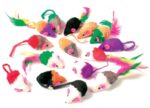 Zolux Kattenspeelgoed Bontmuisjes Assorti - 24 stuks