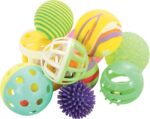 Zolux Kattenspeelgoed Multi Assorti - 4 cm 10 stuks