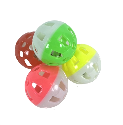 Zolux Kattenspeelgoed Bal Met Bel Assorti - 3 cm 4 stuks