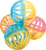 Zolux Kattenspeelgoed Bal Twist Met Bel Assorti - 4 cm 4 stuks