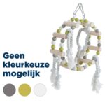 Zolux Schommel Houten Wiel Met Kralen Assorti - 18 x 6 x 22 cm