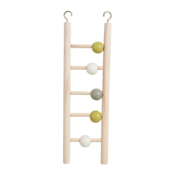Zolux Ladder Hout 5 Treden Met Kralen - 1 x 7 x 23,5 cm