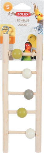 Zolux Ladder Hout 5 Treden Met Kralen - 1 x 7 x 23,5 cm