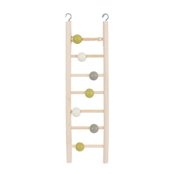 Zolux Ladder Hout 7 Treden Met Kralen - 1 x 8,5 x 35 cm