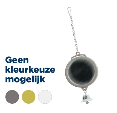 Zolux Spiegel Rond Met Bel Assorti - 5,5 x 1 x 16,5 cm