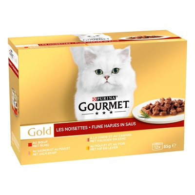 Gourmet Gold 12-Pack Fijne Hapjes - 12 x 85 g