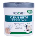 Vets Best Clean Teeth Finger Pads - 50 stuks