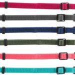 Trixie Puppy Halsbandset Fuchsia/Grafiet/Indigo/Groen/Koraal/Blauw - 22-35 cm 6 stuks