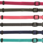 Trixie Puppy Halsband Set Fuchsia/Grafiet/Indigo/Bosgroen/Koraal - 17-25 cm 6 stuks