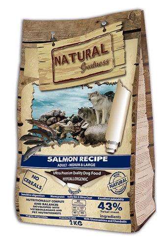 Natural Greatness Salmon Recipe Sensitive Medium / Large - 2 kg