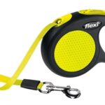 Flexi Rollijn New Classic Neon Tape Zwart / Geel - L 5 Mtr