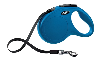 Flexi Rollijn Classic Tape Blauw - M 5 Mtr
